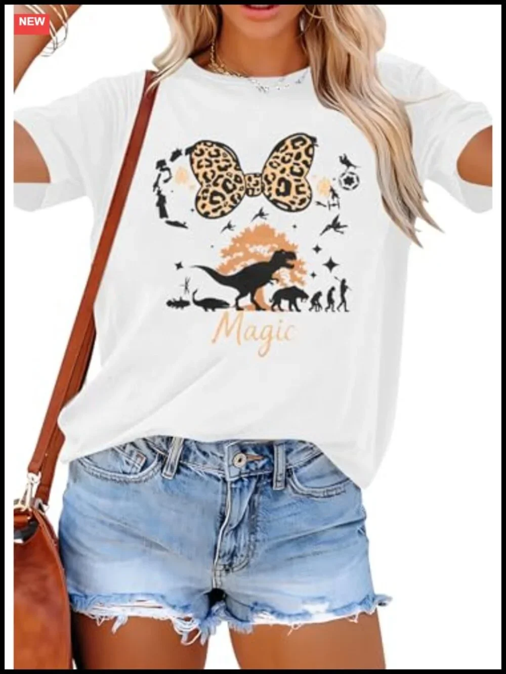 Cotton-Blend Short Sleeve Graphic Tee - Family Vacation Magic Shirt